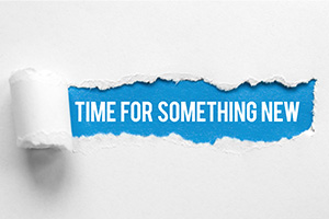 Image of "Time for Something New" phrase